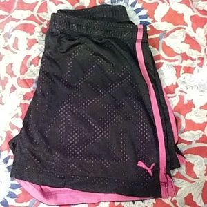 Lady's puma running shorts